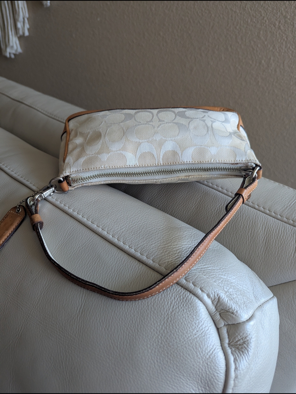 vintage Y2K Coach Signature Baguette / Demi Shoulder Bag. - Picture 9 of 12